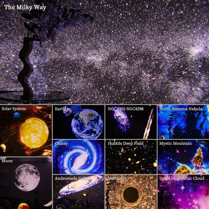 12 In 1 Planetarium Galaxy Star Projector - lumpn