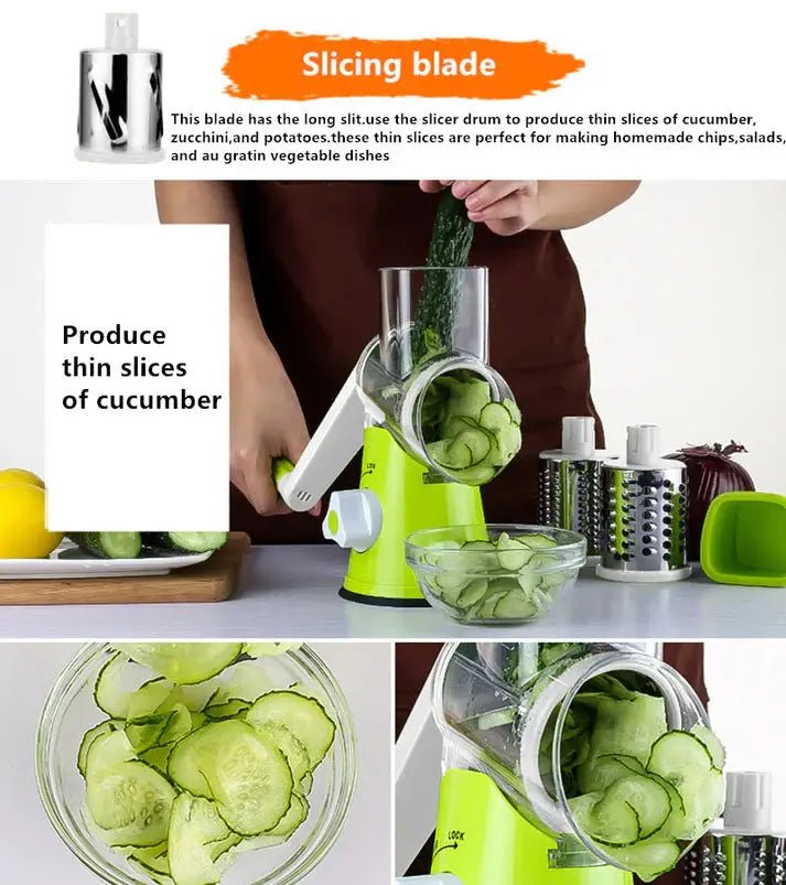 Multifunctional 3 in 1 Vegetable Cutter - lumpn