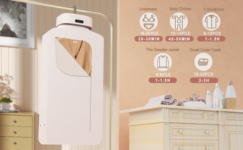 Portable Cloth Dryer 🌬️ - lumpn