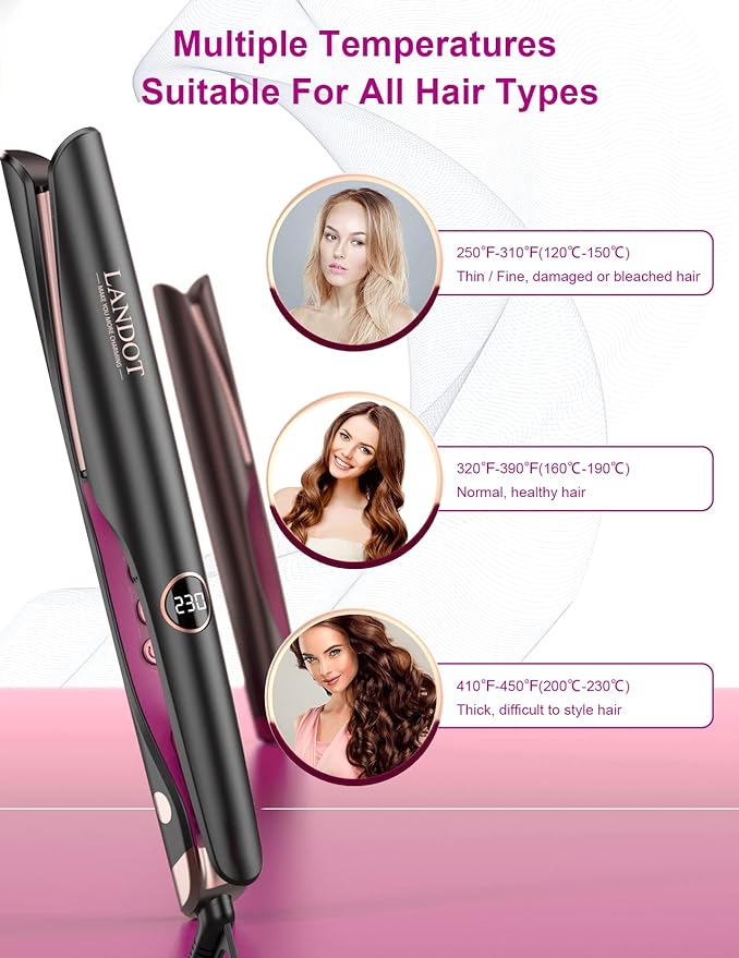 Straightener and Curler 2 in 1 - lumpn